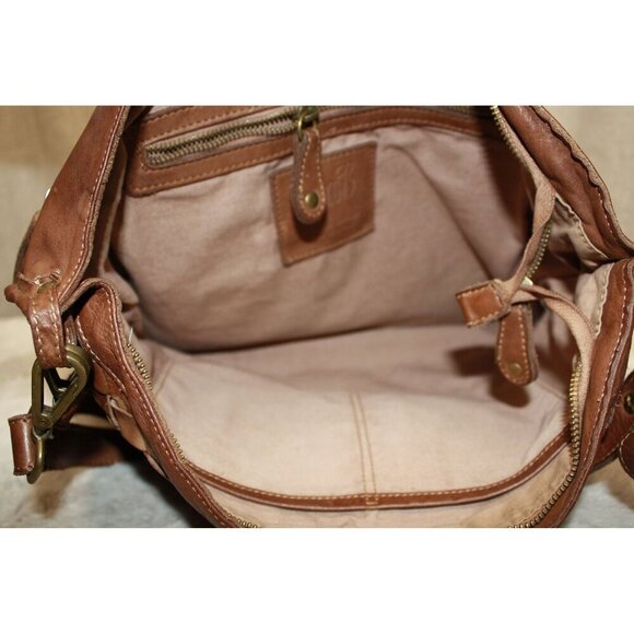 Civico 93 Leather Brown Purse Womens Made in Italy - Picture 5 of 10